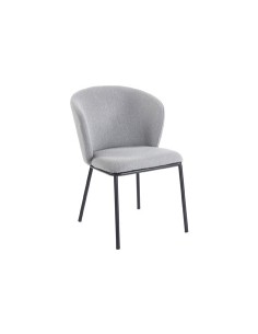 SILLA COMEDOR MARGOT TEJIDO GRIS / NEGRO