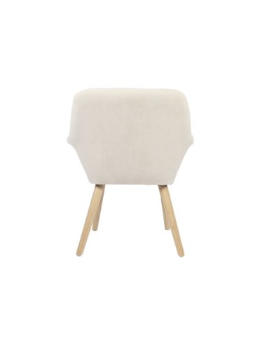 SILLA COMEDOR NATURE MICROFIBRA CREMA