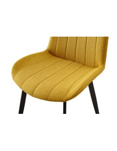 SILLA COMEDOR SOPHIE TEJIDO MOSTAZA 2
