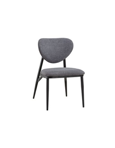 SILLA COMEDOR MOON TEJIDO GRIS