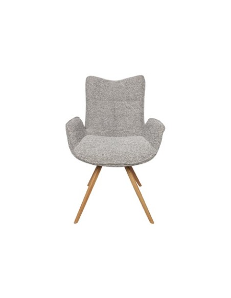 SILLA COMEDOR MIREIA TEJIDO GRIS