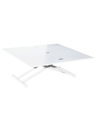 MESA CENTRO ELEVABLE Y EXTENSIBLE UP - DOWN BLANCO 100 x 50 CM