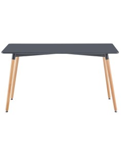 MESA COMEDOR FIJA NORDIKA 140 x 80 CM GRIS / HAYA 2