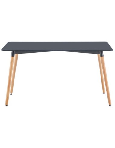 MESA COMEDOR FIJA NORDIKA 140 x 80 CM GRIS / HAYA