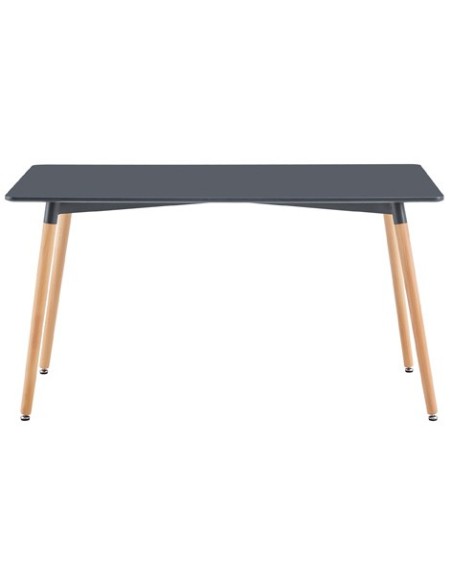 MESA COMEDOR FIJA NORDIKA 140 x 80 CM GRIS / HAYA