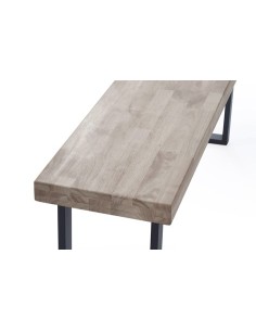 BANCO ASIENTO LOFT ROBLE HONEY / NEGRO 2