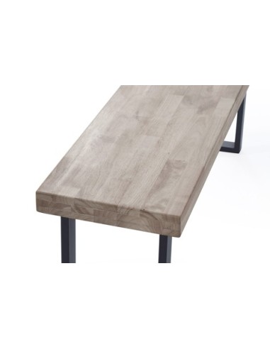 BANCO ASIENTO LOFT ROBLE HONEY / NEGRO