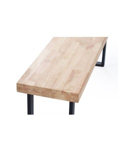 BANCO ASIENTO LOFT ROBLE NORDISH  / NEGRO 2