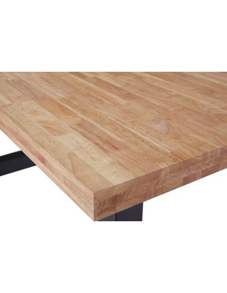 MESA COMEDOR FIJA LOFT 160 x 100 CM  ROBLE NORDISH / NEGRO