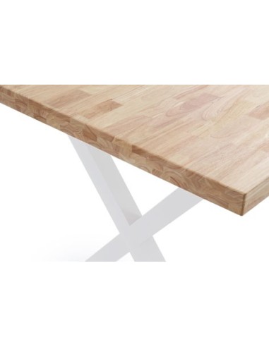 MESA COMEDOR FIJA X-LOFT 140 x 80 CM  ROBLE NORDISH / BLANCO