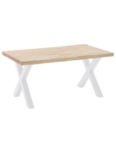 MESA COMEDOR FIJA X-LOFT 160 x 90 CM  ROBLE NORDISH / BLANCO