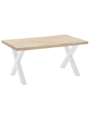 MESA COMEDOR FIJA X-LOFT 160 x 90 CM  ROBLE NORDISH / BLANCO