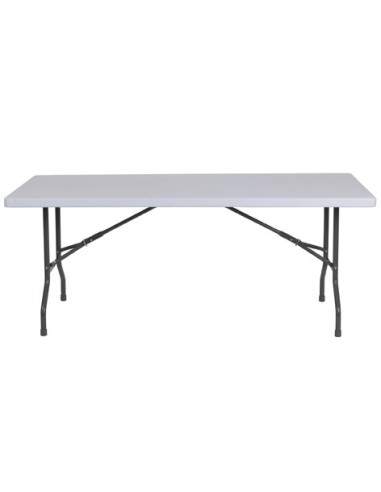 MESA PLEGABLE EVENTOS 183 x 70 CM BLANCO