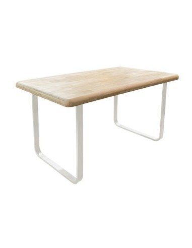 MESA COMEDOR FIJA SMOOTH 140 x 80 CM NORDISH / BLANCO