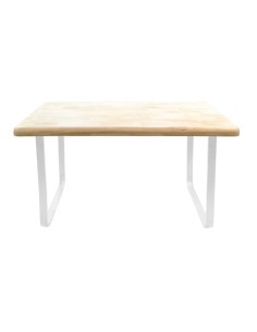 MESA COMEDOR FIJA SMOOTH 140 x 80 CM NORDISH / BLANCO 2
