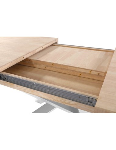 MESA COMEDOR EXTENSIBLE XENA 160 - 200 - 240 x 90 CM  ROBLE NORDISH / BLANCO
