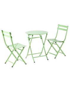 SET CAFE TERRAZA COLOR PISTACHO