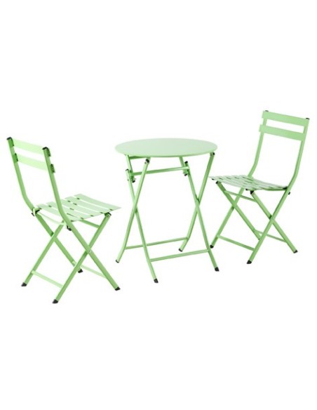 SET CAFE TERRAZA COLOR PISTACHO