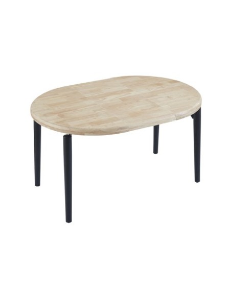 MESA COMEDOR REDONDA EXTENSIBLE 100 - 140 - 180 CM MOON NORDISH / NEGRO
