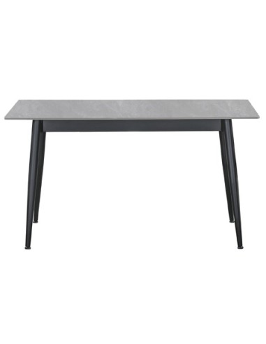 MESA COMEDOR FIJA BERNA 140 x 80 CM CERAMIC GREES GRIS