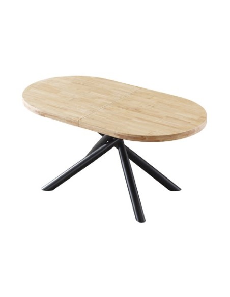 MESA COMEDOR EXTENSIBLE SENDA 160 - 200 -240 CM NORDISH / NEGRO