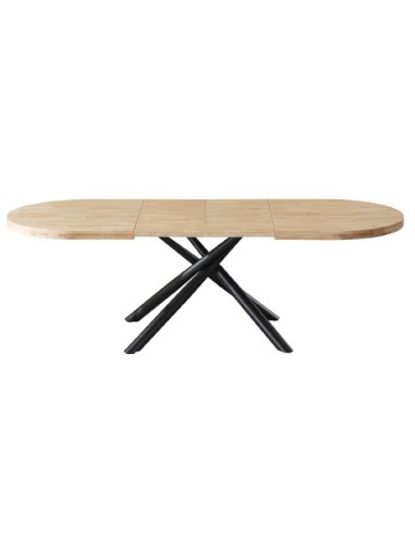 MESA COMEDOR EXTENSIBLE SENDA 160 - 200 -240 CM NORDISH / NEGRO