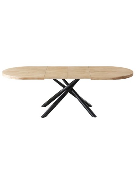 MESA COMEDOR EXTENSIBLE SENDA 160 - 200 -240 CM NORDISH / NEGRO