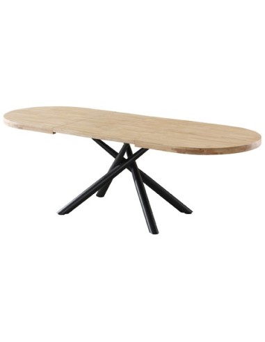 MESA COMEDOR EXTENSIBLE SENDA 160 - 200 -240 CM NORDISH / NEGRO