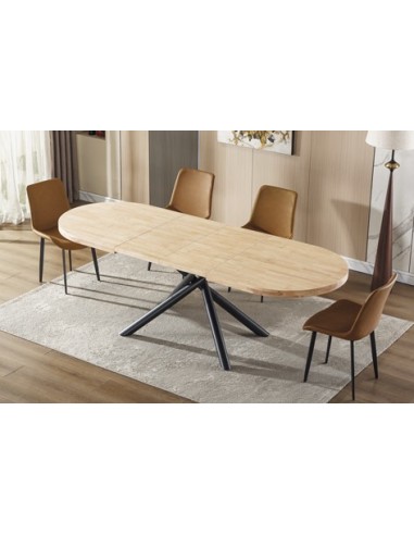 MESA COMEDOR EXTENSIBLE SENDA 160 - 200 -240 CM NORDISH / NEGRO