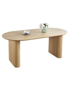 MESA COMEDOR OVAL EXTENSIBLE 150 - 190 - 230 CM PIETRA OAK 2