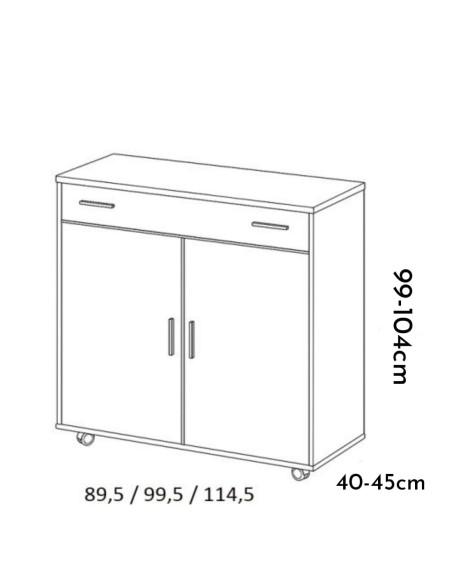 Mueble cama plegable