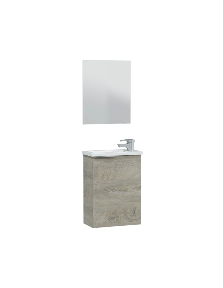 MINI Mueble  40 1p + espejo + LAVABO R. ALASKA