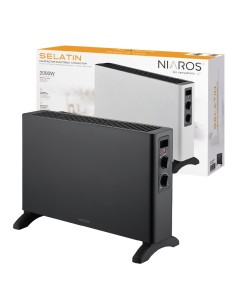 Calefactor Eléctrico Convector Selatin Máx. 2000W Negro 2