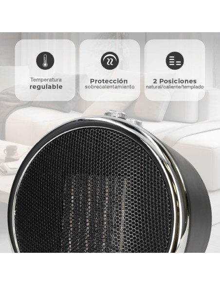 Calefactor Vertical Cerámico Pantu GSC 301000020 – 1500 W