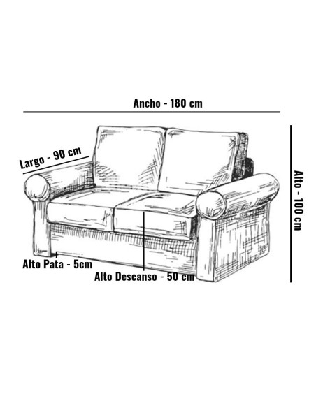 Sofá 2 y 3 Plazas Bucarest