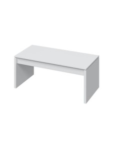 ATTUALE Mesa centro elevable BLANCO BRILLO