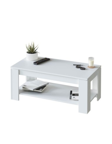 FLOW Mesa centro elevable BLANCO ARTIK