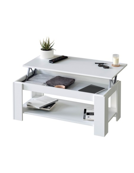 FLOW Mesa centro elevable BLANCO ARTIK