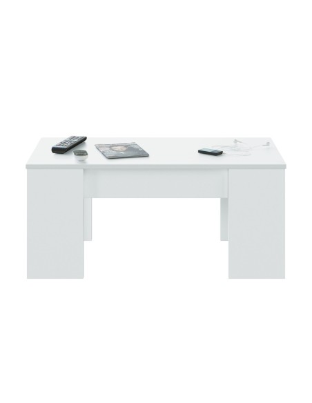 FLOW Mesa centro elevable BLANCO ARTIK