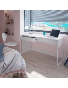 BIANCA Mesa escritorio (reversible) BLANCO ARTIK 2