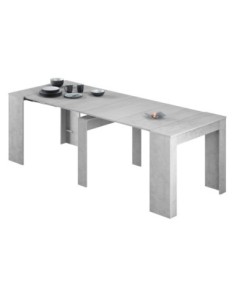 FUNZIONALE CONSOLA comedor 90x50-237 EXTENSIBLE CEMENTO 2