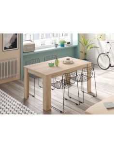 PRACTICO Mesa de comedor 90x140-190 EXTENSIBLE ROBLE CANADIAN