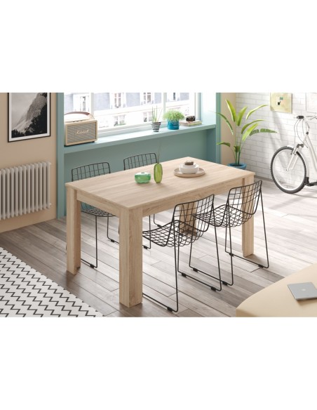 PRACTICO Mesa de comedor 90x140-190 EXTENSIBLE ROBLE CANADIAN