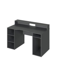 GAMER Mesa ordenador GAMER GRIS ANTRACITA 2