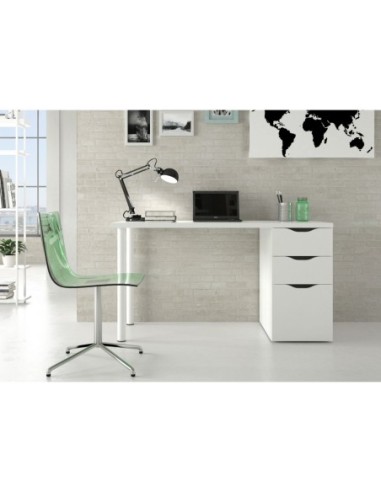 SANSA Mesa despacho (reversible) BLANCO ARTIK