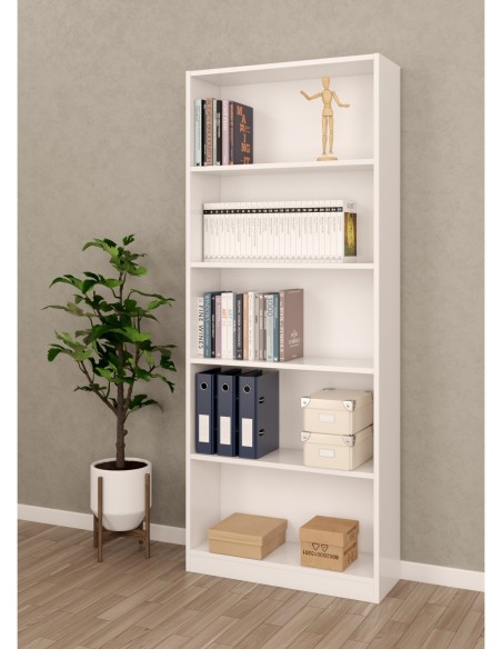 THEON Estantería 200x80cm BLANCO ARTIK