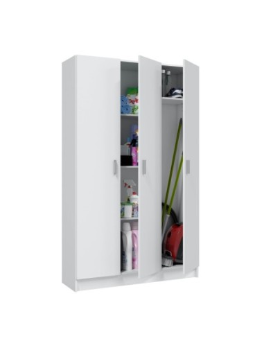 USE Armario 3p escobero BLANCO