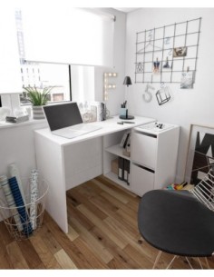 GIO Mesa escritorio multiposición BLANCO ARTIK