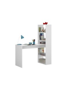 GIO PLUS Mesa + estantería BLANCO ARTIK 2