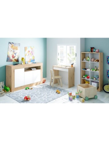 KENIA Mesa escritorio - (reversible) R.NODI/BL.ARTIK